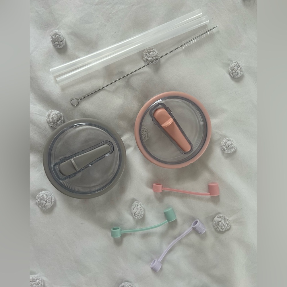 Stanley Tumbler Accessories: Spill Proof Lids & Straw Stoppers